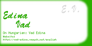 edina vad business card